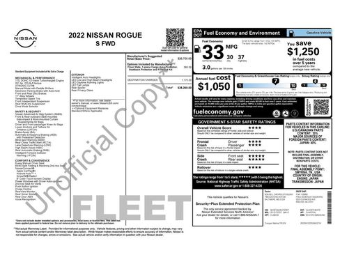 Used 2022 Nissan Rogue S FWD image 7