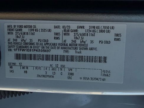 Used 2023 Ford F150 Lariat w/ Trailer Tow Package AWD/4WD image 35
