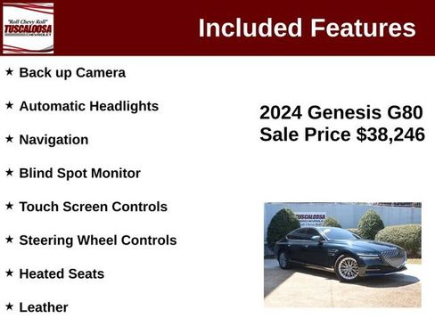 Used 2024 Genesis G80 2.5T AWD/4WD image 6