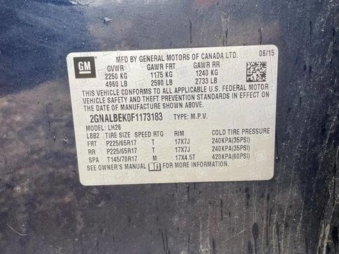 Used 2015 Chevrolet Equinox LT w/ Driver Convenience Package image 42