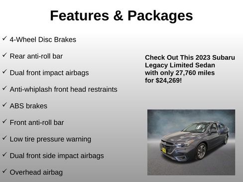 Used 2023 Subaru Legacy Limited image 17