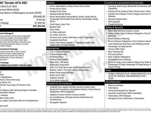 New 2026 GMC Terrain AT4 AWD/4WD image 38
