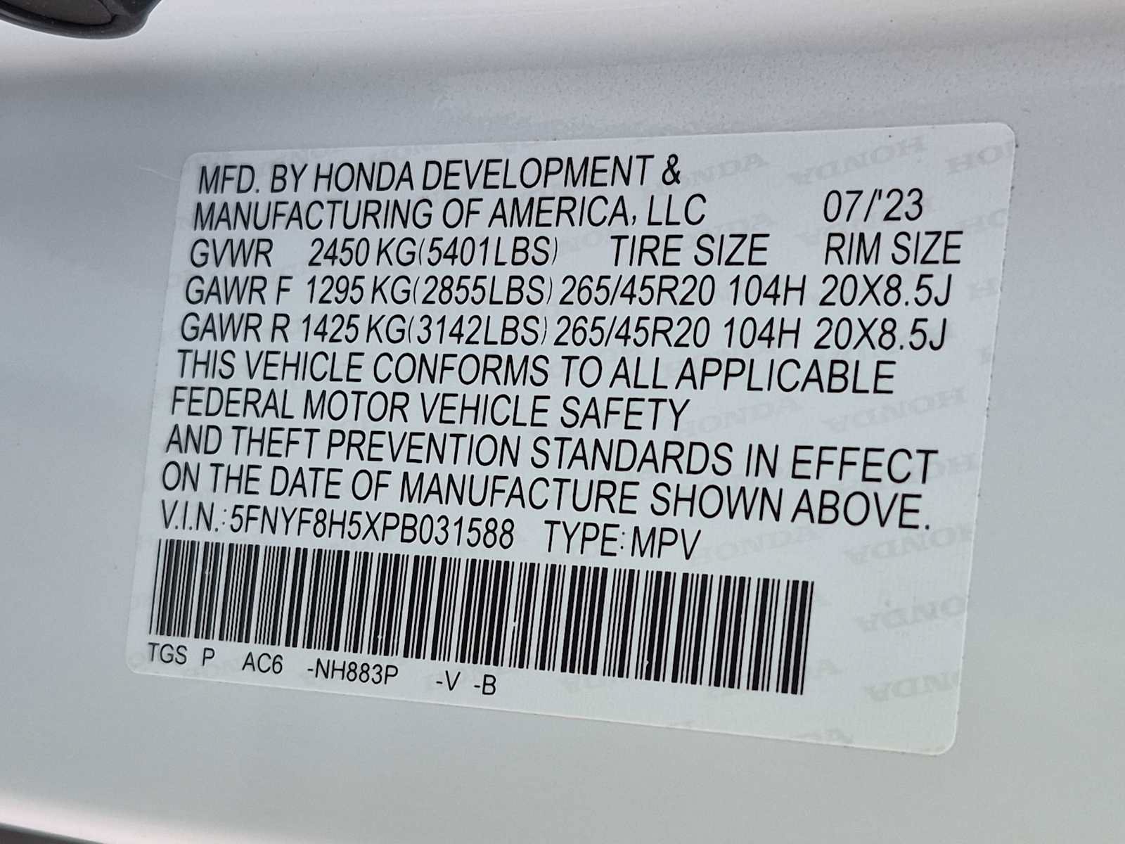 Certified 2023 Honda Passport EX-L image 34