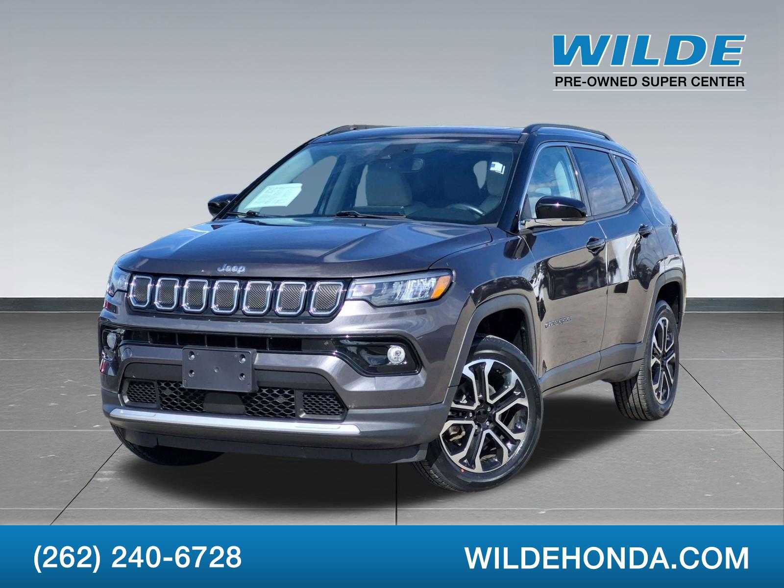 Used 2022 Jeep Compass Limited w/ Sun and Sound Group AWD/4WD image 1