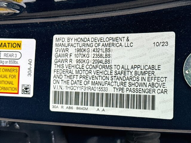 Used 2024 Honda Accord EX image 25