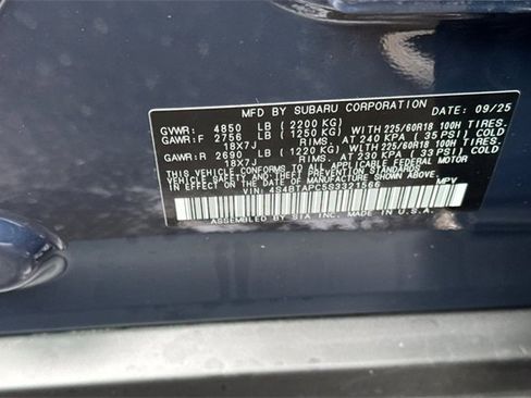 New 2025 Subaru Outback Touring image 25