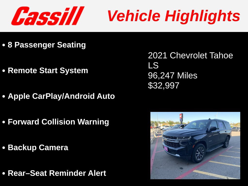 Used 2021 Chevrolet Tahoe LS AWD/4WD image 7