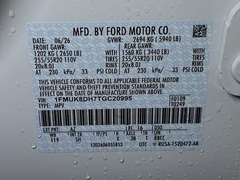 New 2026 Ford Explorer Active w/ Active Comfort Package AWD/4WD image 18