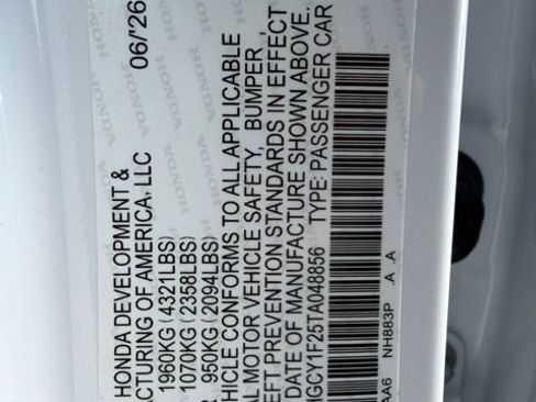 New 2026 Honda Accord LX image 20