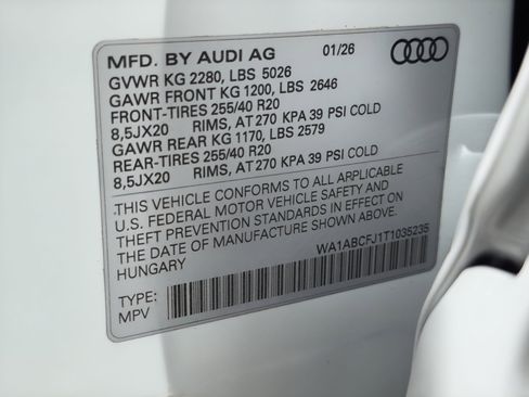 New 2026 Audi Q3 quattro 2.0T image 26
