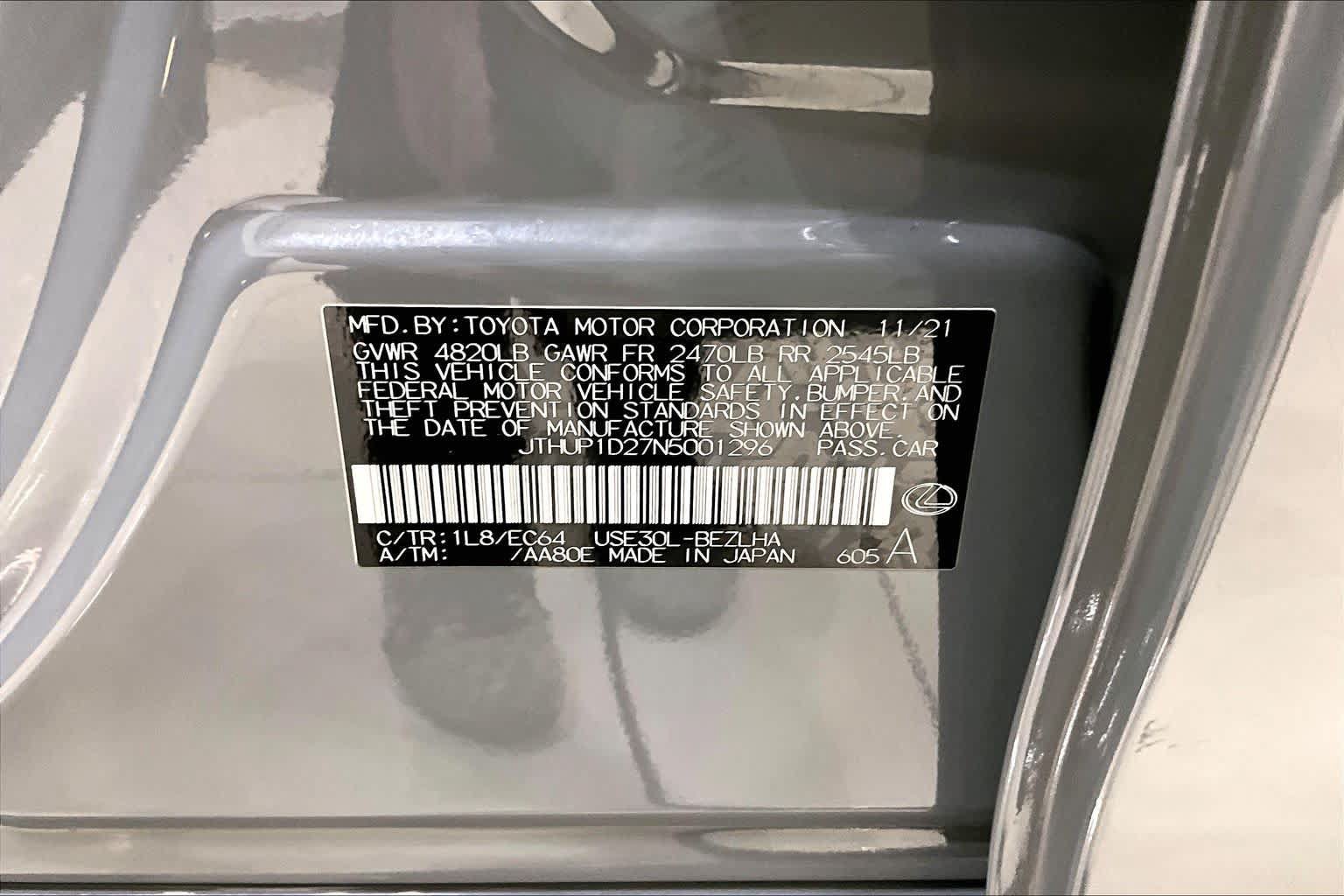 Used 2022 Lexus IS 500 w/ Accessory Package 2 RWD image 35