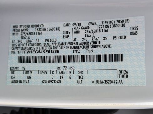 Used 2018 Ford F150 XLT w/ Equipment Group 302A Luxury image 24