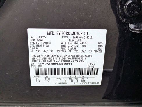 Used 2025 Ford Explorer Platinum w/ LUX Leather Package image 26