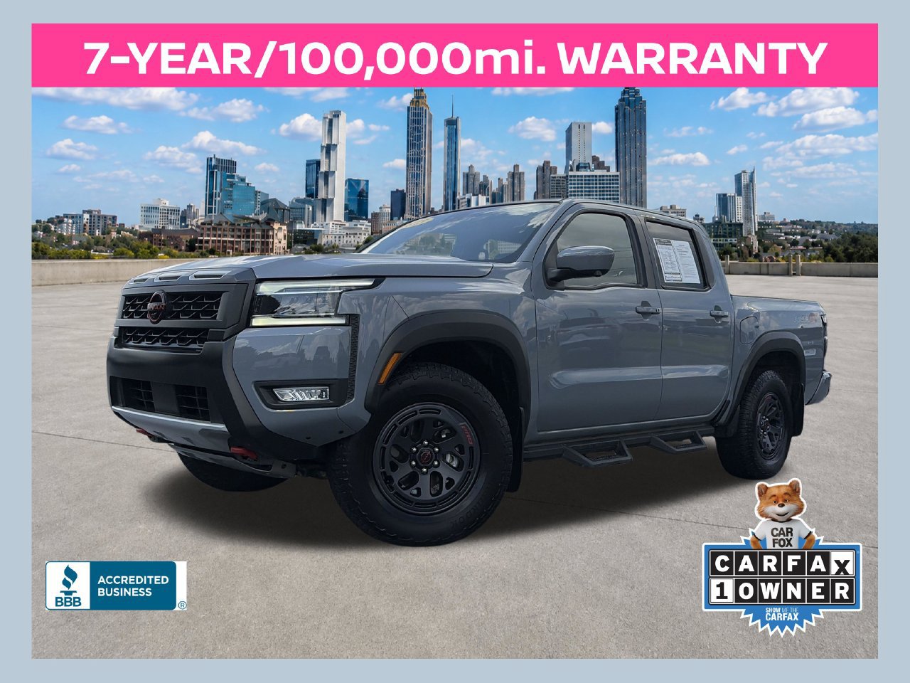 Certified 2025 Nissan Frontier PRO-4X w/ Pro Convenience Package AWD/4WD 360° Tour