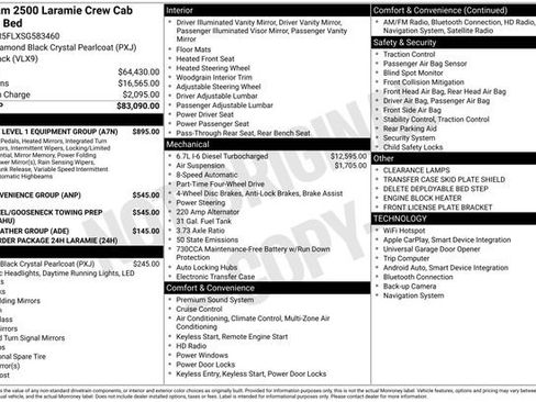 New 2025 RAM 2500 Laramie AWD/4WD image 17