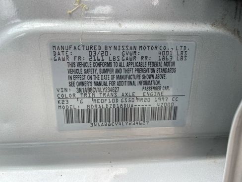 Used 2020 Nissan Sentra SV image 34