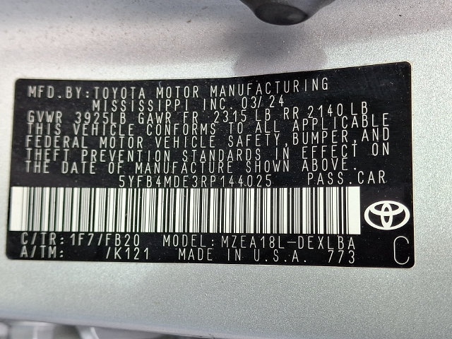 Used 2024 Toyota Corolla LE FWD image 26