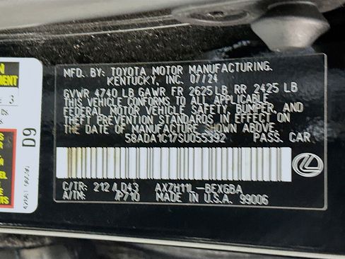 Certified 2025 Lexus ES 300h F Sport image 30