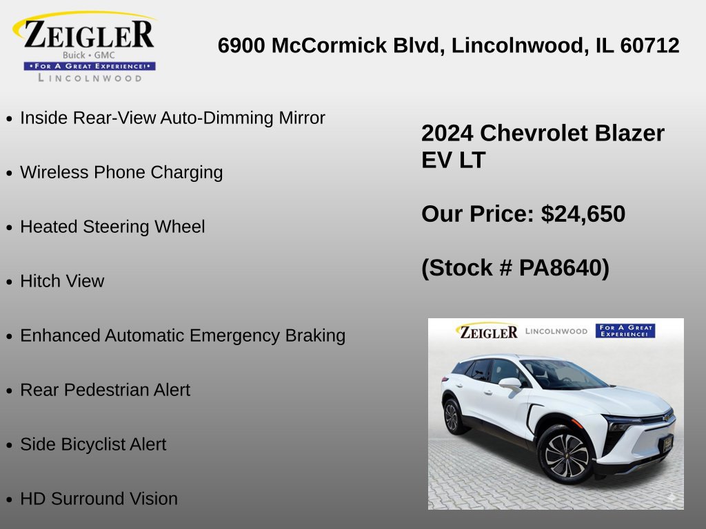 Certified 2024 Chevrolet Blazer EV LT AWD/4WD image 30