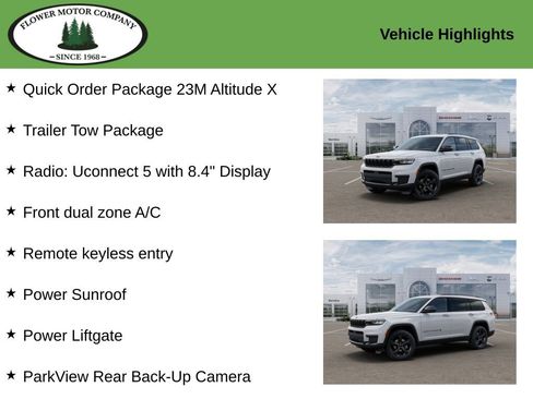 New 2025 Jeep Grand Cherokee L Altitude image 2