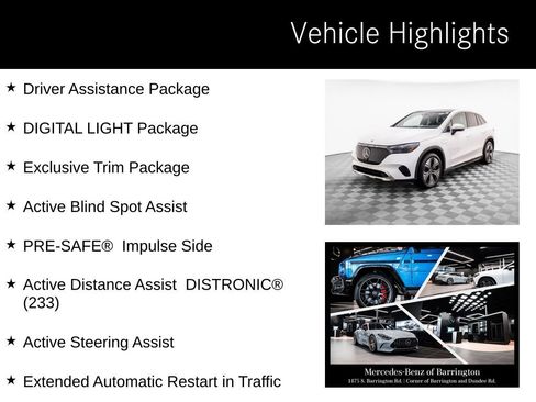 Certified 2024 Mercedes-Benz EQE 350+ 4MATIC SUV w/ Driver Assistance Package image 10