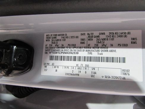 Used 2022 Ford F150 XL w/ STX Appearance Package image 86