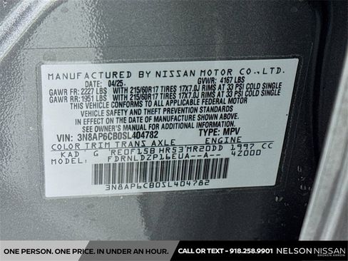 Certified 2025 Nissan Kicks SV image 28