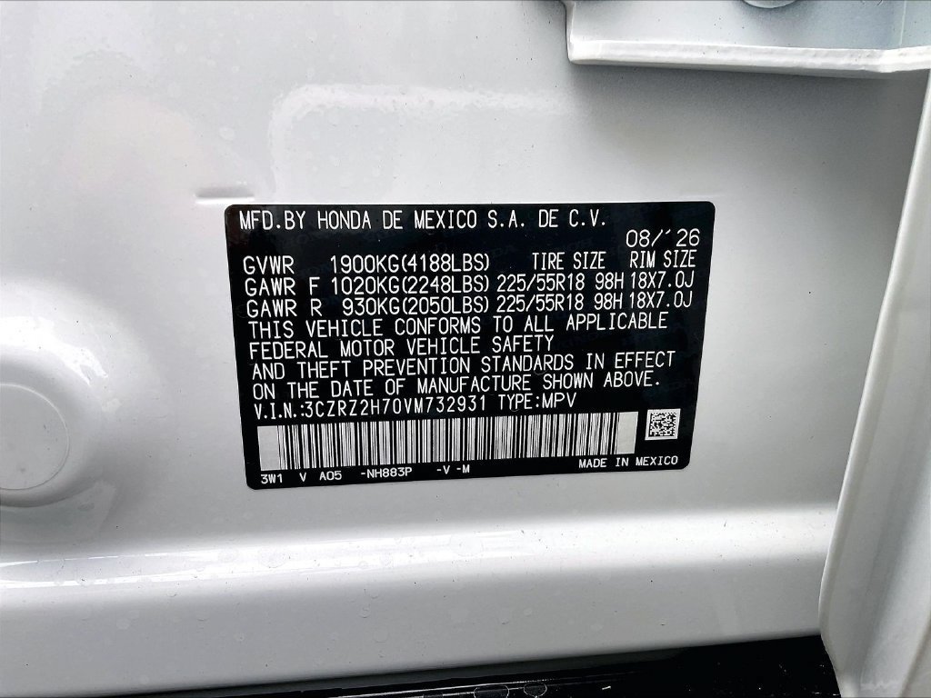 New 2027 Honda HR-V EX-L image 17