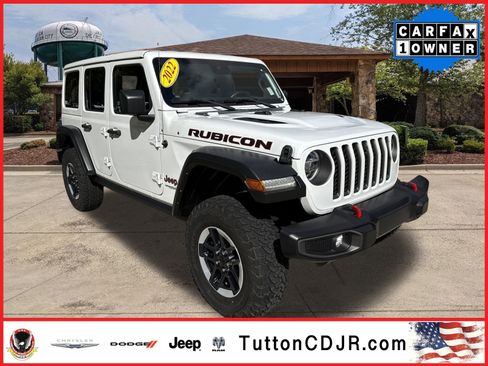 Used 2022 Jeep Wrangler Unlimited Rubicon w/ LED Lighting Group image 1