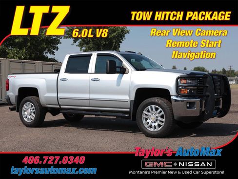 Used 2015 Chevrolet Silverado 2500 LTZ w/ Driver Alert Package AWD/4WD image 1