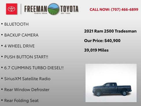 Used 2021 RAM 2500 Tradesman image 9