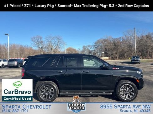 Certified 2024 Chevrolet Tahoe Z71 w/ Luxury Package AWD/4WD image 2