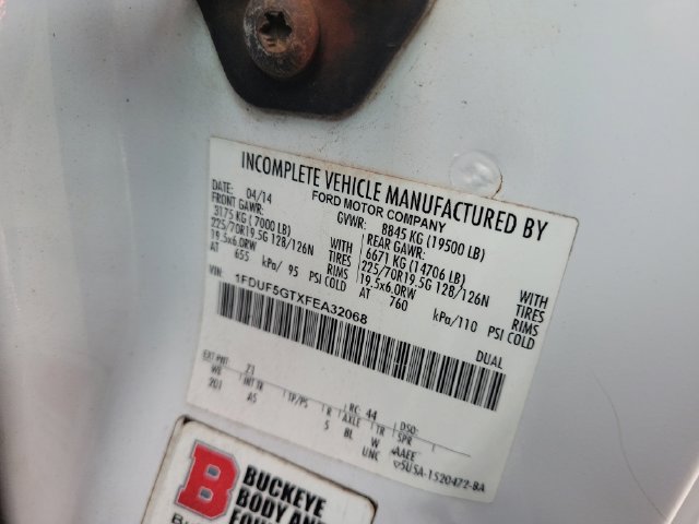 Used 2015 Ford F550 2WD Regular Cab Super Duty image 14