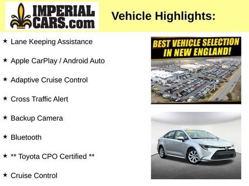 Certified 2025 Toyota Corolla LE image 3