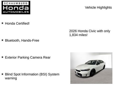 Certified 2026 Honda Civic Sport image 7