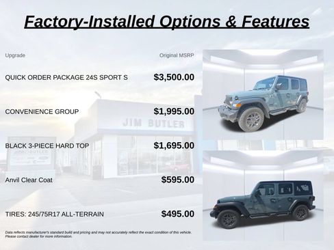 Used 2024 Jeep Wrangler Unlimited Sport AWD/4WD image 3