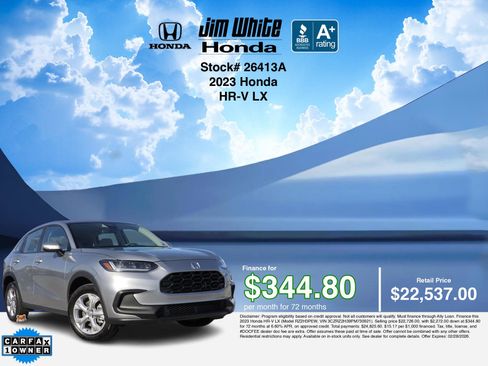 Certified 2023 Honda HR-V LX image 3