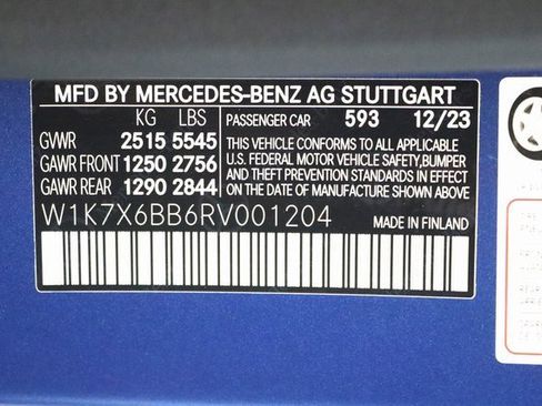 Certified 2024 Mercedes-Benz AMG GT 53 w/ AMG Night Package image 36