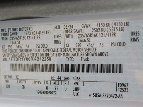 Certified 2024 Ford Transit 250 Low Roof w/ Exterior Upgrade Package image 25