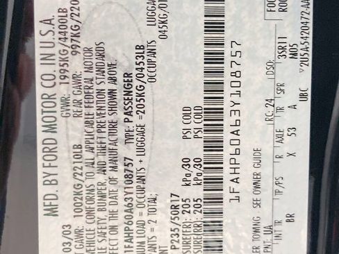 Used 2003 Ford Thunderbird image 52