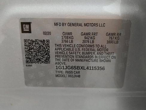 Used 2020 Chevrolet Sonic LT FWD image 33