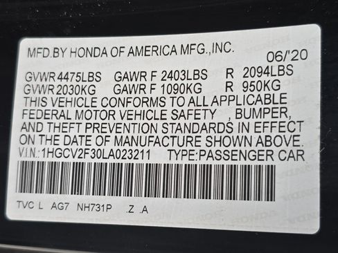 Used 2020 Honda Accord Sport image 35