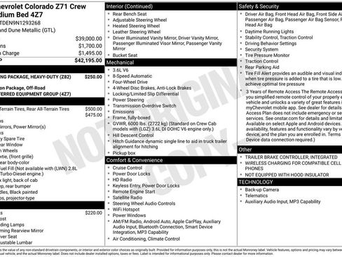 Used 2022 Chevrolet Colorado Z71 AWD/4WD image 34