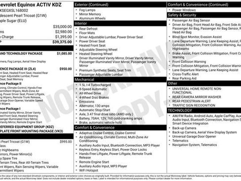 Used 2025 Chevrolet Equinox ACTIV w/ Safety and Technology Package image 4