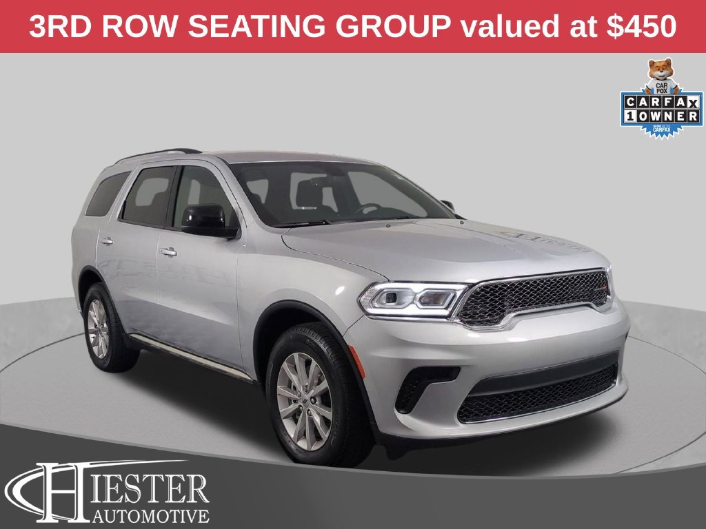 Certified 2024 Dodge Durango SXT w/ 3rd Row Seating Group RWD 360° Tour