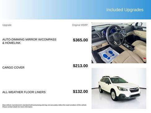 Used 2019 Subaru Outback 2.5i AWD/4WD image 5