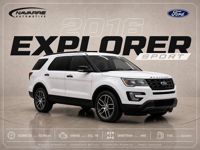 Used 2016 Ford Explorer Sport w/ Equipment Group 401A AWD/4WD image 1