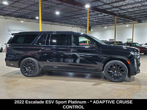 Used 2022 Cadillac Escalade ESV Sport Platinum w/ LPO, ONYX Package AWD/4WD image 5