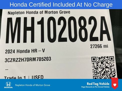 Certified 2024 Honda HR-V EX-L image 36