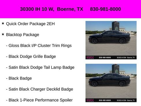 Used 2023 Dodge Charger GT w/ Blacktop Package RWD image 10